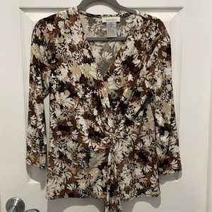 Nine West 2 piece top with Skirt size M